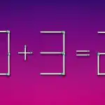 Πρέπει να σύρετε ένα ταίρι και η ισότητα γίνεται αληθινή: